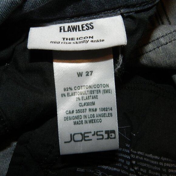 Joe's Jeans FLAWLESS the Icon Mid Rise Skinny Ankle Jeans - Picture 9 of 9